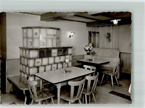Fautenbach Gasthaus zum Wagen Gaststube Foto Original aus Archiv eines Ansichtskartenverlags Ort handschriftlich