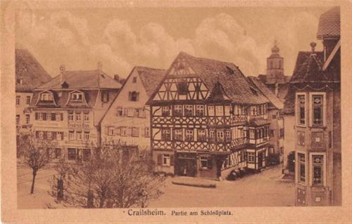 Crailsheim Crailsheim. Partie am Schloßplatz gelaufen. Gute Erhaltung.