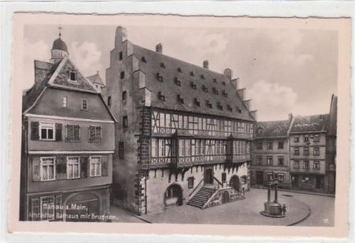 Hanau Hanau. Altstädter Rathaus Brunnen ungelaufen Gute Erhaltung.