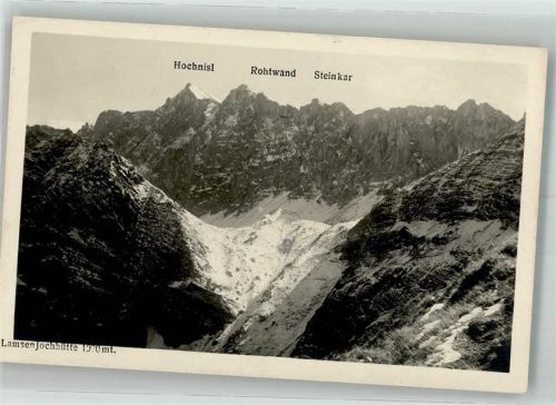Lamsenjochhütte Hüttenstempel Hochnisl Rothwand Steinkar