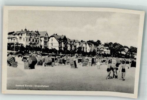 Bansin Dorf Strandleben