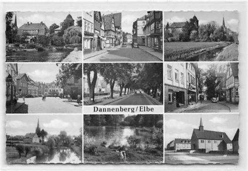 Straßenpartien und Kirche gelaufen. Leicht fleckig, sonst gut erhalten