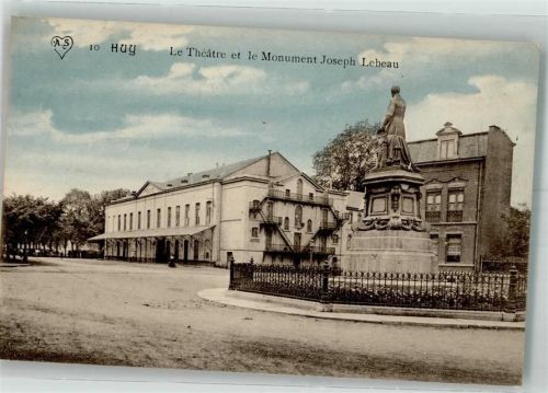 Huy 1914 Denkmal Joseph Lebau Theater Feldpost WK I 1. Garde-Inf.Div.