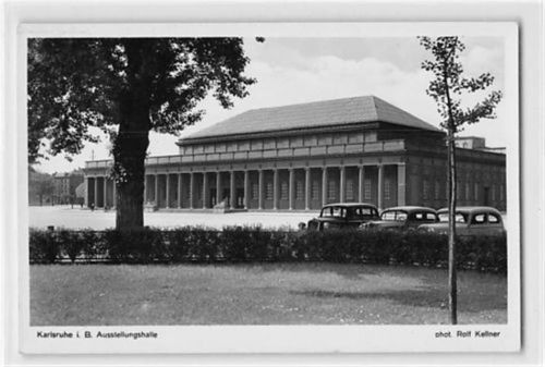 Karlsruhe Karlsruhe i. B. Ausstellungshalle ungelaufen Sehr gut erhalten.