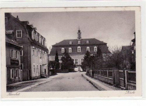 Herrnhut Herrnhut mit Kirche ungelaufen Ecken mit Albumabdrücken, leicht stockfleckig, sonst gut erhalten.
