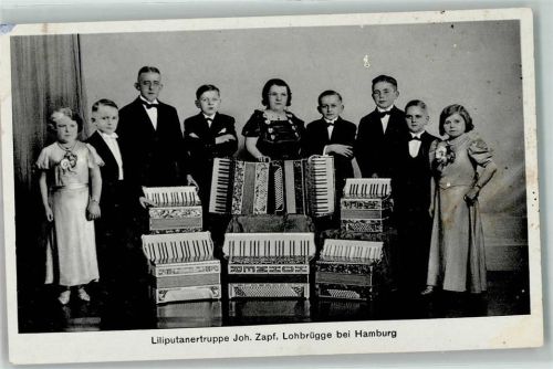 Lohbrügge Truppe Joh. Zapf Akkodeon AK