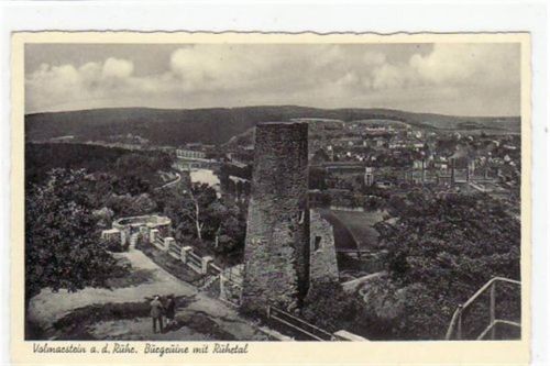 Volmarstein a.d. Ruhr mit Burgruine und Ruhrtal ungelaufen Gute Erhaltung.