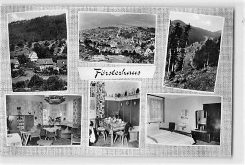 Loffenau. Café u. Pension Zum Försterhaus gelaufen. Leichter Stempeldurchdruck, sonst gut erhalten