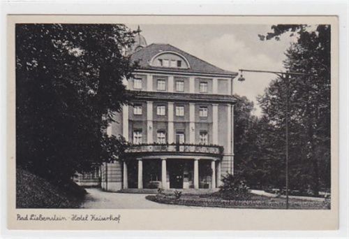 Bad Liebenstein Hotel Kaiserhof in Bad Liebenstein ungelaufen Gute Erhaltung.