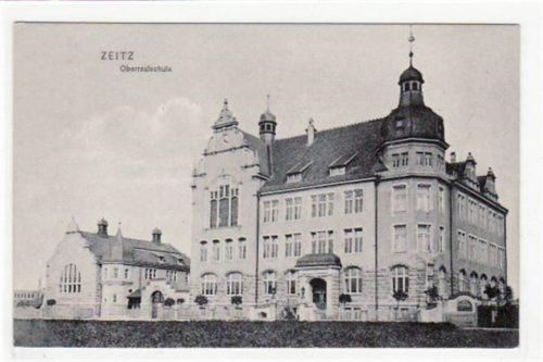 Zeitz Zeitz mit Oberrealschule ungelaufen Top Erhaltung.