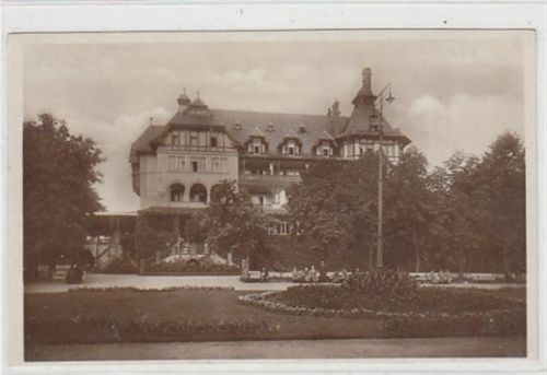 Bad Altheide Grossen Kurhaus in Altheide - Polanica-Zdrój / Kreis Glatz - Klodzko gelaufen 1928. Gute Erhaltung.