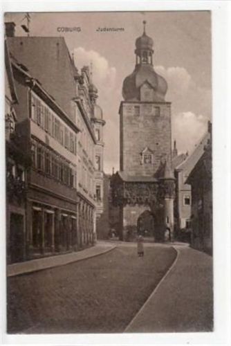 Coburg mit Judenturm ungelaufen Gute Erhaltung.