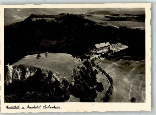 Balingen Fliegeraufnahme Gasthaus u. Berghotel Lochenheim