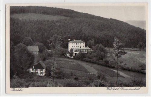 Iserlohn Iserlohn im Sauerland mit Waldhotel Franzosenhohl gelaufen von 1932 kleiner Knick oben links, leichter Bug unten links, sonst gut erhalten