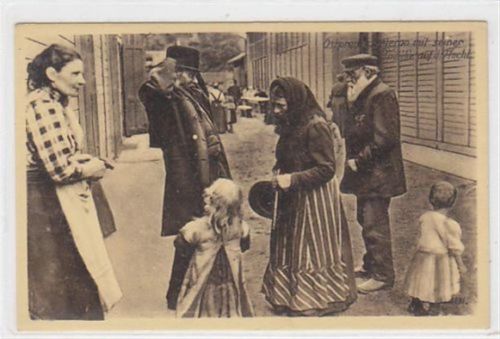 Ostpreußenhilfe. ein ostpreussischer Veteran mit seiner Familie auf der Flucht ungelaufen Sehr gut erhalten.