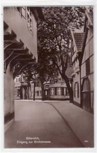 Gütersloh Gütersloh mit Eingang zur Kirchstrasse ungelaufen Gute Erhaltung.