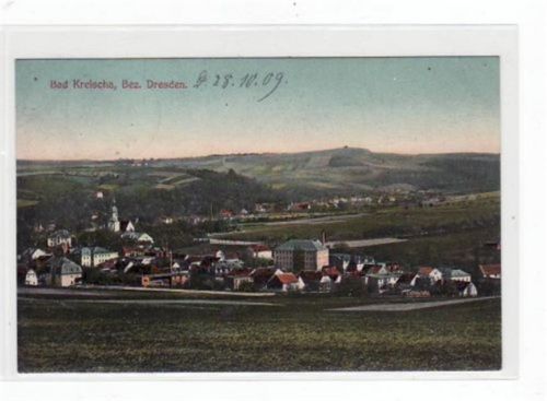 Kreischa gelaufen von 1909. Gute Erhaltung.
