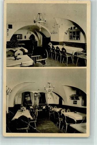 94486 W8353 Osterhofen , Niederbay Gebrauchsspuren Gasthaus Zum Lebzeter Gastraum