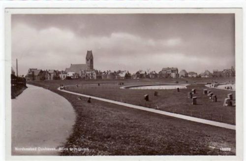Cuxhaven Cuxhaven mit Blick vom Deich ungelaufen Gute Erhaltung.