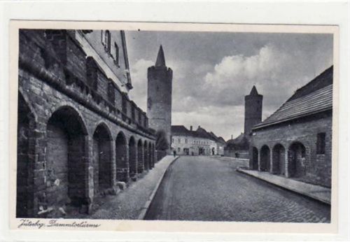 Fotokarte von Jüterbog. Abgebildet sind die Dammtortürme. Postalisch befördert mit Marke 1939. Top Erhaltung.