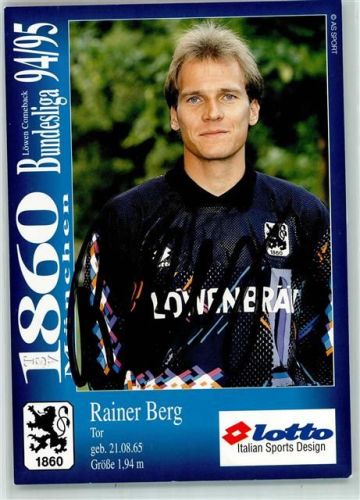 München Rainer Berg Autogramm TSV München 1860 persönliche Daten