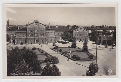 Zittau Bahnhof Zittau in Sachsen ungelaufen Gute Erhaltung.