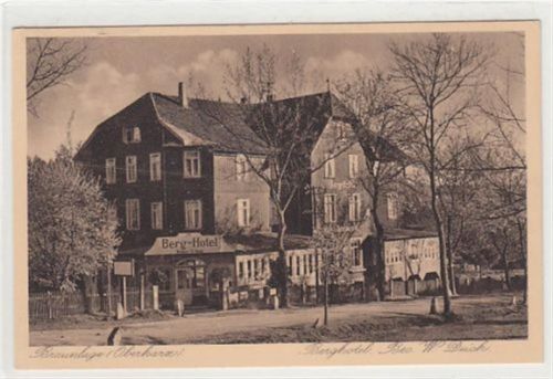 Braunlage Braunlage ( Oberharz ). Berghotel gelaufen, 1928. Gute Erhaltung.
