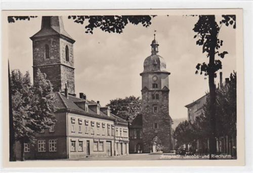 Arnstadt Arnstadt mit Jacobs- und Riedturm ungelaufen Top Erhaltung.