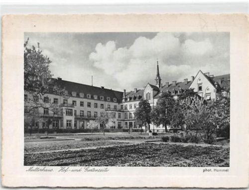 Speyer Speyer. Hof Gartenseite des Mutterhauses ungelaufen Leicht fleckig, leichte Eckabschürfungen, sonst gut erhalten