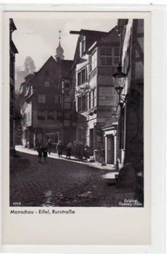 Monschau Monschau Montjoie mit Rurstraße ungelaufen Top Erhaltung.