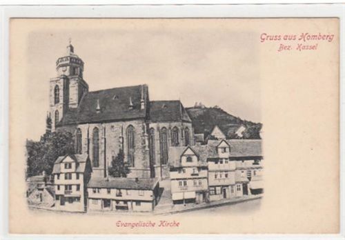 Homberg Homberg, Bez. Kassel. evangelische Kirche ungelaufen Leicht stockfleckig, sonst gut erhalten