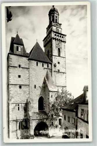 Prachatice Turm Tor Dekanalkirche