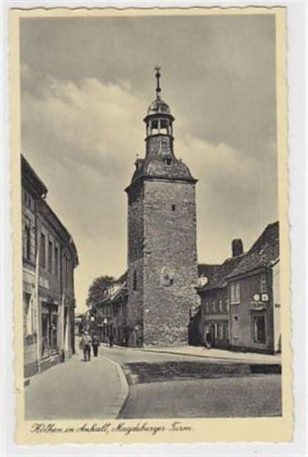 Köthen Köthen in Anhalt. Straßenpartie Magdeburger Turm ungelaufen Sehr gut erhalten.