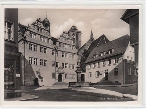 Bad Hersfeld Bad Hersfeld. RathausEcke ungelaufen Gute Erhaltung.