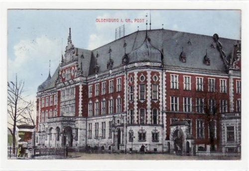 Oldenburg mit Post. Feldpost, Stempel von 1915. Gute Erhaltung.