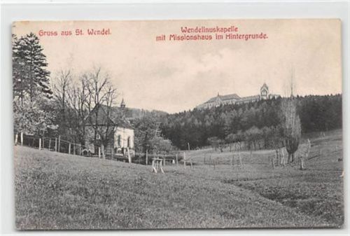 St. Wendel. Wendelinuskapelle Missionshaus gelaufen. Leicht fleckig, sonst gut erhalten