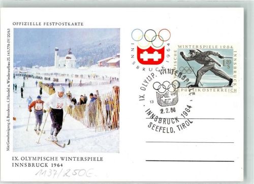 Innsbruck 1964 Winterspiele Langlauf