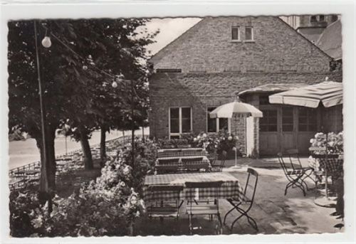Dörnigheim am Main. Gasthaus Zum Schiffchen gelaufen, 1960. Gute Erhaltung.