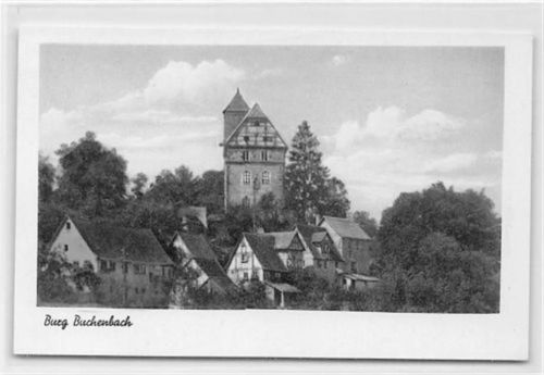 Burg Buchenbach ungelaufen Sehr gut erhalten.