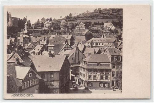 Monschau Mondschau / Montjoie in der Eifel. Teilansicht ungelaufen Gute Erhaltung.