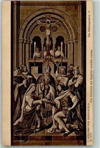 Verlag Ackermann Serie 269 J. Schnorr von Karolsfeld Serie Nibelungenlied V