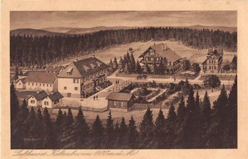 Luftkurort Kaltenbronn bei Gernsbach im Murgtal ungelaufen Ecken mit Albumabdrücken, sonst gut erhalten