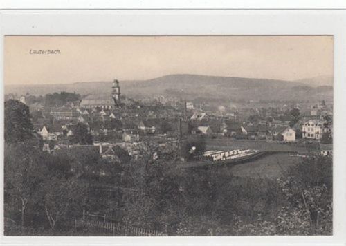Lauterbach. ein Blick auf die Stadt ungelaufen Gute Erhaltung.