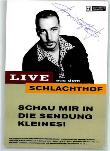 Christoph Bauer Live aus dem Schlachthof Bayer. Fernsehen