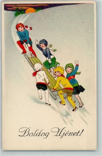 Boldog Ujevet Kinder 6er Schlitten AK