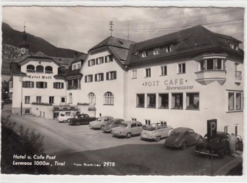 Lermoos in Tirol. Hotel u. Cafe Post ungelaufen Gute Erhaltung.