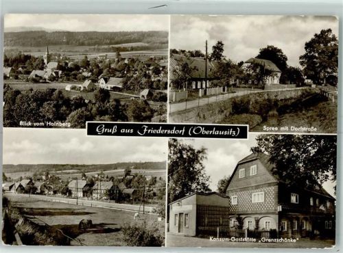 Friedersdorf Hainberg Spree Dorfstraße Gasthaus Grenzschänke