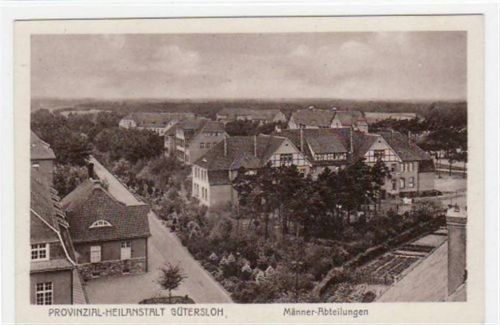 Gütersloh mit Provinzial - Heilanstalt, Männer - Abteilung ungelaufen Top Erhaltung.