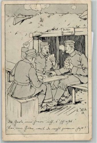 1915 Skat Künstlerkarte AK