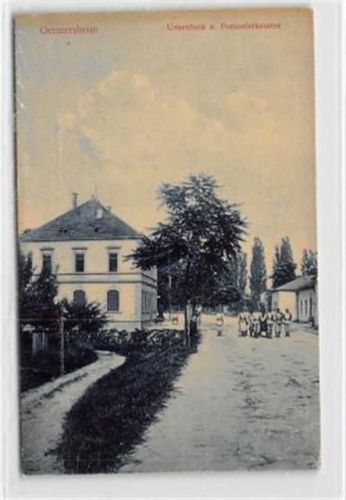 Germersheim Germersheim. Unkenfunk und Pontonierkaserne gelaufen. leichte Abschürfungen, leicht fleckig, sonst gut erhalten